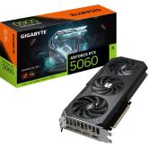 Placa video Gigabyte nVidia GeForce RTX 5060 GAMING OC 8GB, GDDR7, 128 bit