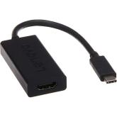 Adaptor Lenovo GX90R61025, USB-C - HDMI, Black