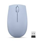 Mouse Optic Lenovo 300, USB Wireless, Frost Blue