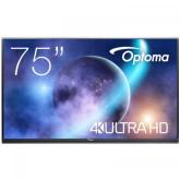 Display interactiv Optoma 5752RK 75inch, 3840x2160pixeli, Android 9.0, Black