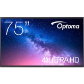 Display Interactiv Optoma 5753RK, 75inch, 3840x2160pixeli, Black