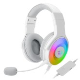 Casti cu microfon Redragon Pandora RGB, USB-A/3.5mm jack, White