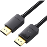 Cablu Vention HACBG, DisplayPort male - DisplayPort male, 1.5 m, Black