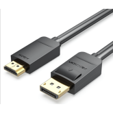 Cablu Vention HADBG, DisplayPort male - HDMI male, 1.5 m, Black