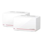Router wireless Mercusys Halo H37BE, 3 x LAN, 2 bucati