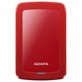 Hard Disk Portabil Adata Classic HV300 1TB, USB 3.1, 2.5 inch, Red
