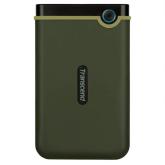 Hard Disk portabil Transcend StoreJet 25M3, 2TB, USB 3.1, 2.5inch, Military green