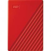 Hard Disk Portabil Western Digital My Passport, 4TB, USB 3.2, 2.5inch, Red