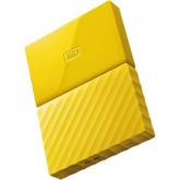 Hard disk portabil Western Digital My Passport New 1TB, Yellow, 2.5inch