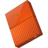 Hard Disk Portabil Western Digital My Passport Orange 2TB, USB 3.1, 2.5inch