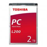 Hard Disk Toshiba L200 2TB, SATA, 128MB, 2.5inch, Bulk