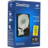 Hard Disk Western Digital Desktop Performance 2 TB, SATA3, 64MB, 3.5inch