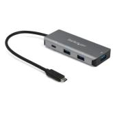 Hub USB Startech HB31C3A1CPD3, 3x USB 3.2 gen 1, Gray