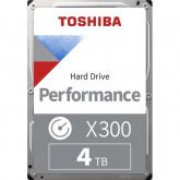 Hard Disk Toshiba X300 Performance Series 4TB, SATA, 256MB, 3.5inch, Bulk