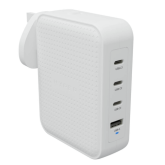 Incarcator retea Targus HyperJuice, 3 x USB-C, 1 x USB-A, 145 W, White