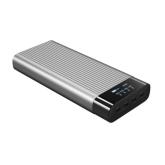 Baterie portabila Targus HJ245B, 27000 mAh, 4x USB-C, Black-Silver