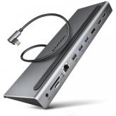 Docking Station Axagon HMC-4KX3, Silver