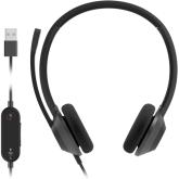 Casca cu microfon Cisco Headset 322 Micrososft Teams, USB-A, Carbon Black