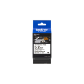 Banda termica Brother HSE211E, Termocontractibila 5.2mm Black on White