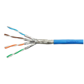 Cablu retea Schrack, S/FTP, Cat. 7, 1 m, Blue