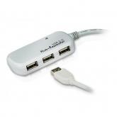 Hub USB ATEN UE2120H, 4x USB 2.0, White