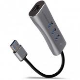 Hub USB Axagon HMA-GL3AP, 3x USB, Grey