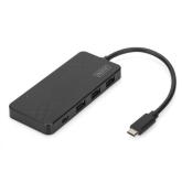 HUB USB Digitus DA-70241-1, 3x USB 3.2 gen 1, Black