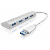 Hub USB Raidsonic IcyBox IB-AC6401, 4x USB 3.2 gen 1, Silver