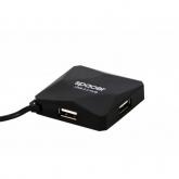 Hub USB Spacer SPH-316, 4x USB 2.0, Black