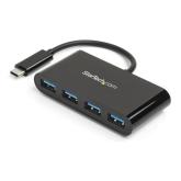 Hub USB Startech HB30C4AB, 4x USB 3.2 Gen 1, Black