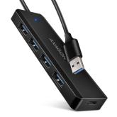 Hub USB Axagon HUE-C1A, 4x USB, Black