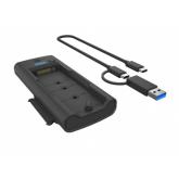 Rack HDD/SSD Raidsonic Icybox IB-180MS-C31, USB-C/USB-A, 2.5/3.5 inch, Black