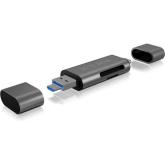 Card Reader Raidsonic Icy Box IB-CR200-C, USB-C/USB-A/Micro USB-B, Black