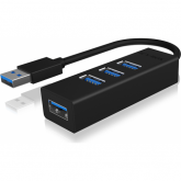 Hub USB Raidsonic Icybox IB-HUB1419-U3, 4x USB, Black