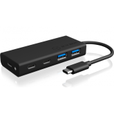 Hub USB Raidsonic Icy Box IB-HUB1426-CPD, 2x USB-C, 2x USB, Black