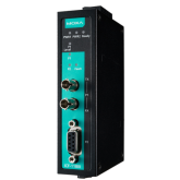 Convertor Media Moxa ICF-1180I-M-ST, 820 nm, 4 km, Multi-mode, DB9 - ST