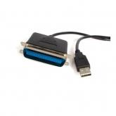 Cablu Startech ICUSB1284, USB - Parallel, 1.8m, Black