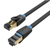 Patch Cord Vention IKABH, S/FTP, Cat8, 2 m, Black