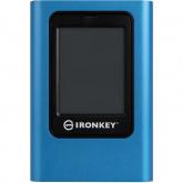 SSD portabil Kingston IronKey Vault Privacy 80 1.92TB, USB 3.0 Tip C, Blue