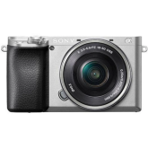 Aparat foto Mirrorless Sony A6100, 24 MP, Black-Silver + Obiectiv E 16-50 mm f/3.5-5.6 OSS