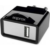 Incarcator Approx APPUSBWALL1B, 1x USB, 1A, Black-White