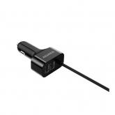 Incarcator Auto ADATA, 5x USB, 1.5m, 2.4A, Black 