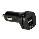 Incarcator auto I-tec, 2x USB, 2.4A, Black