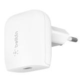 Incarcator retea Belkin Wall, 1x USB-C, 18W, White