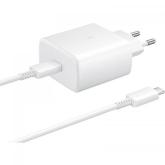 Incarcator retea Samsung Super Fast Charger, 1x USB-C, 3A, White