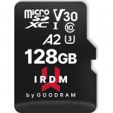 Memory Card MicroSDXC Goodram IRDM 128GB, Class 10, UHS-I U3 + Adaptor SD