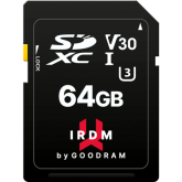 Memory Card MicroSDXC Goodram IRDM S3A0 64GB, Class 10, UHS-I U3, V30