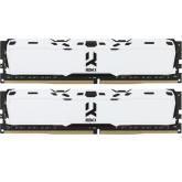 Kit Memorie GOODRAM IRDM X White 16GB, DDR4-3200MHz, CL16