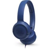 Casti cu microfon JBL Tune 500, 3.5 mm jack, Blue