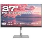 Monitor LED JAPANNEXT IPS275K-HSPC9, 27 inch, 5120x2880, 8 ms, Black